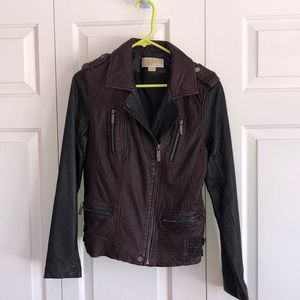 Leather jacket genuine